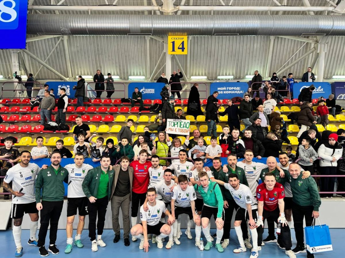 Вторую победу в Сургуте добыли футзалисты нижегородского «Торпедо»