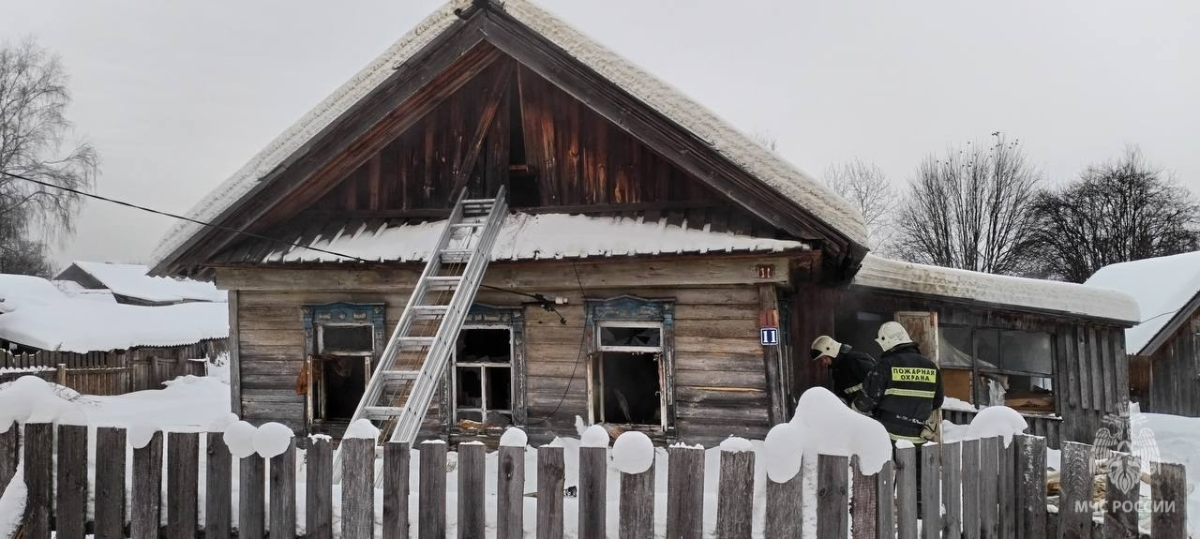 Страшный пожар унес жизнь мужчины в поселке Арья