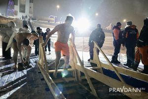 Нижегородцы отметили Крещение Господне: смотрим фото  