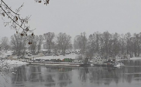 Работу паромной переправы через Оку в Павлове приостановят 14 января