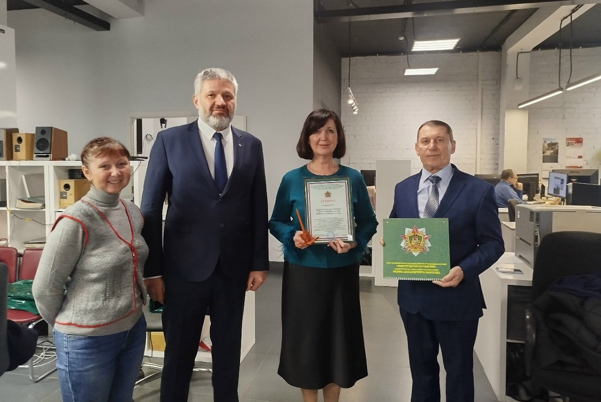 НОИЦ получил награду от организации «Нижегородский пограничник»