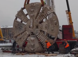 Тоннелепроходческий щит «Владимир» отправляется на техобслуживание