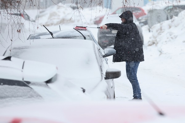 Нижний Новгород накрыл снегопад