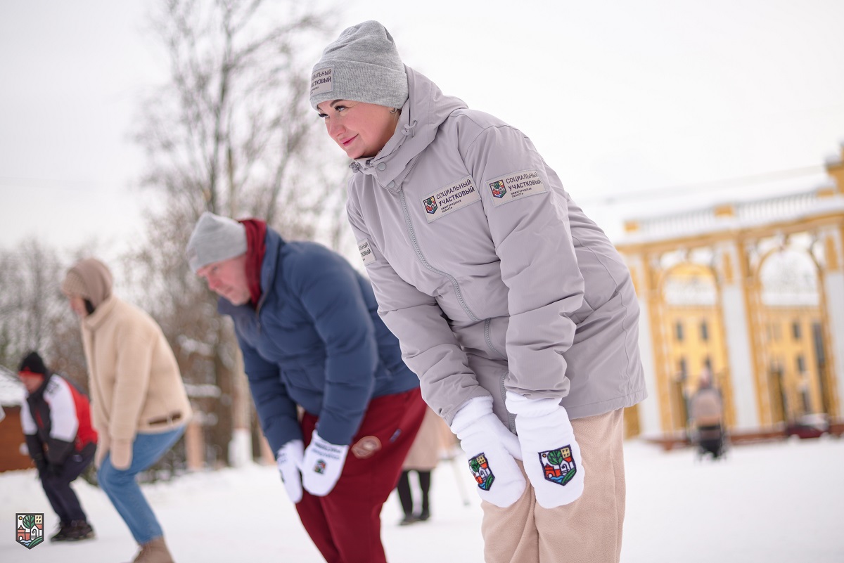 Зимнюю зарядку для нижегородцев провели соцучастковые