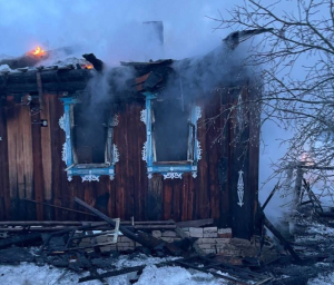 Мужчина и женщина погибли на пожаре в частном доме