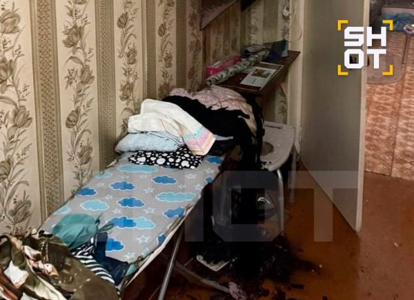 Залетевший в окно фейерверк устроил пожар в квартире в Дзержинске