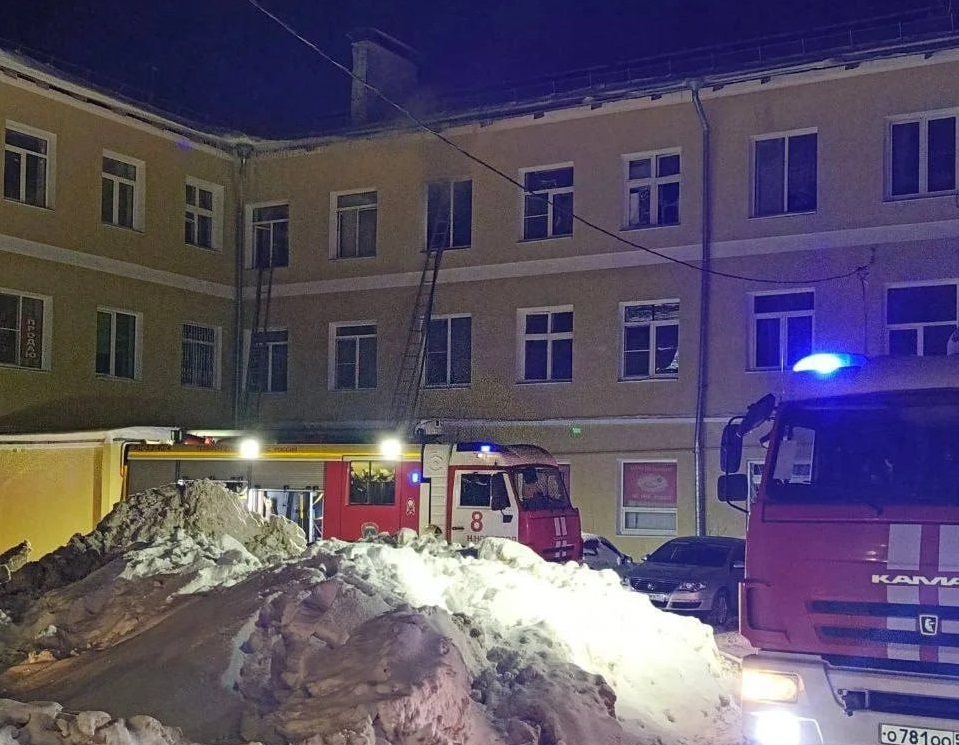 Жилой дом горел в Ленинском районе