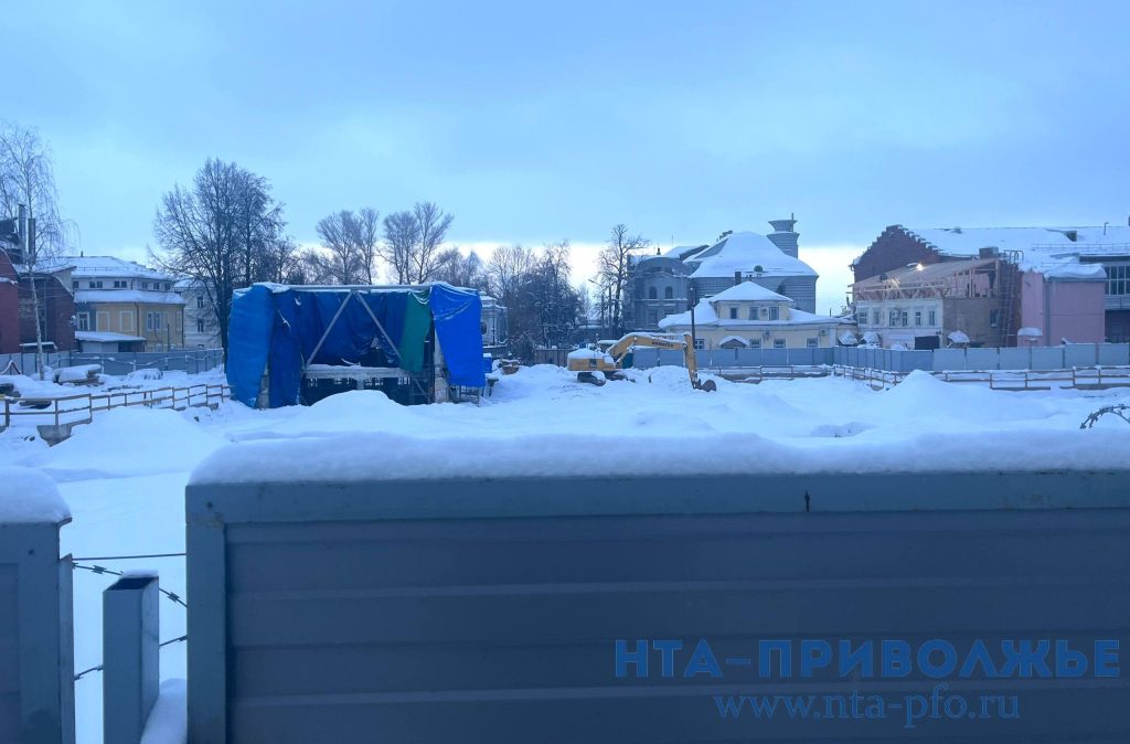 Завершается укрепление исторической части Дома чекиста в Нижнем Новгороде