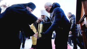 Закладка колокольни Феодоровского мужского монастыря состоялась в Городце