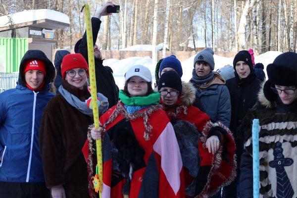 Детский праздник в честь Масленицы состоялся в Сормовском парке