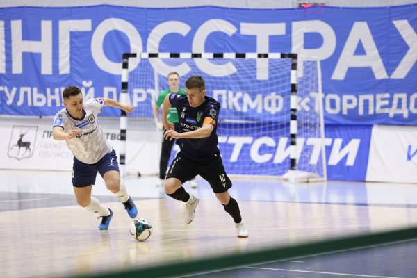 Второй раз подряд футзалисты «Торпедо» обыграли «Норильский никель»