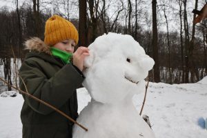От чебурашки и крокодила до большого мандарина: показываем самых забавных нижегородских снеговиков 