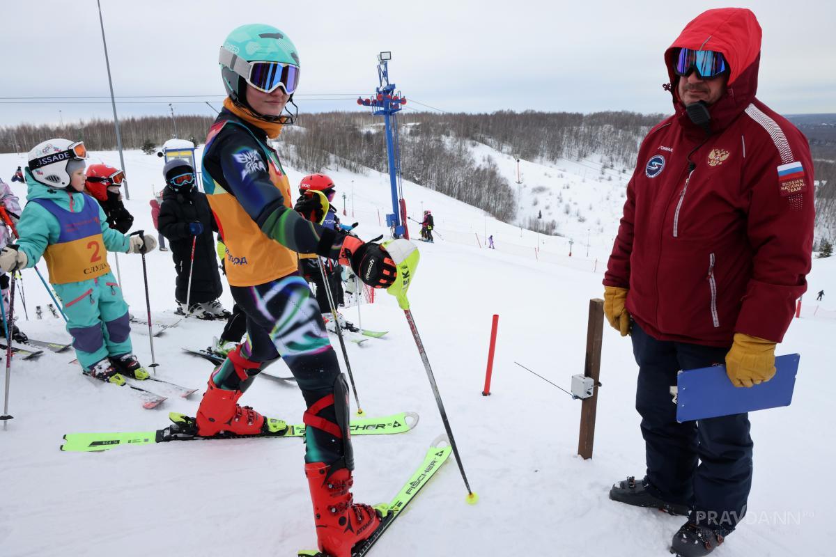 Первенство области по горнолыжному спорту в слаломе