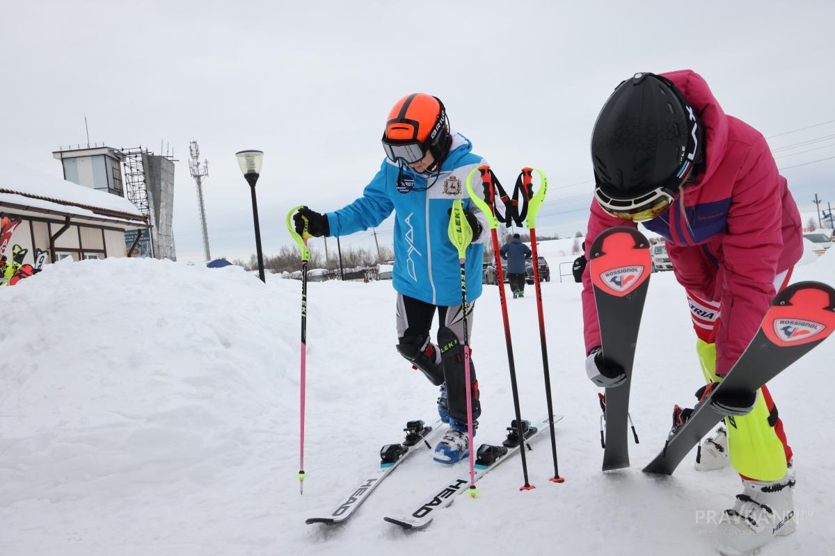 Первенство области по горнолыжному спорту в слаломе