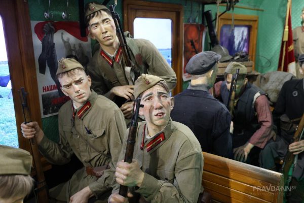 Опубликованы фото из музейного «Поезда Победы», который прибыл в Нижний Новгород