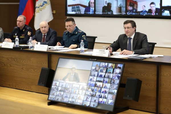 Глеб Никитин провел заседание КЧС по прохождению весеннего половодья