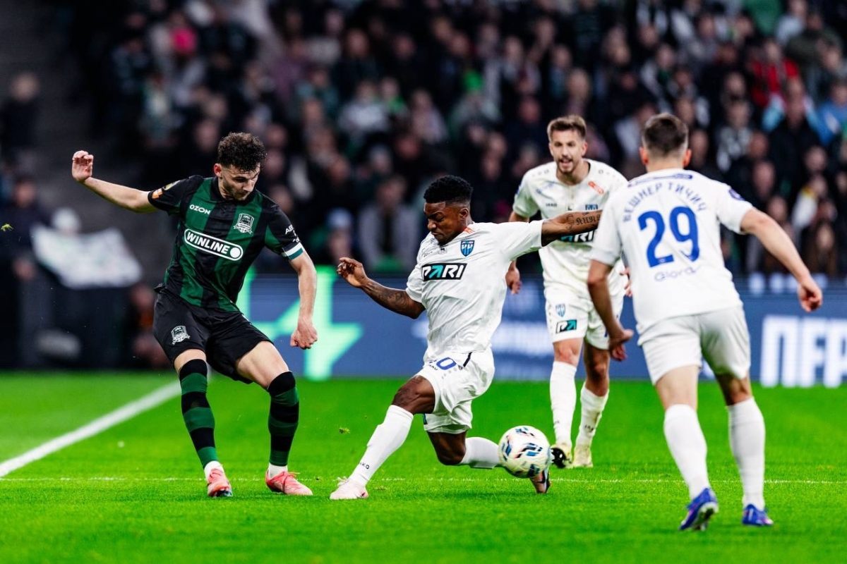 ФК «Пари НН» пропустил пять безответных мячей от «Краснодара»