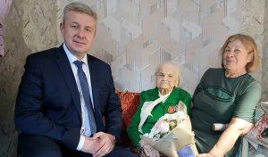 Ветеран Великой Отечественной войны Зинаида Еремина отметила 100-летний юбилей