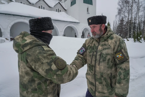 Нижегородские казаки вступают в ряды резервистов «БАРС-НН»