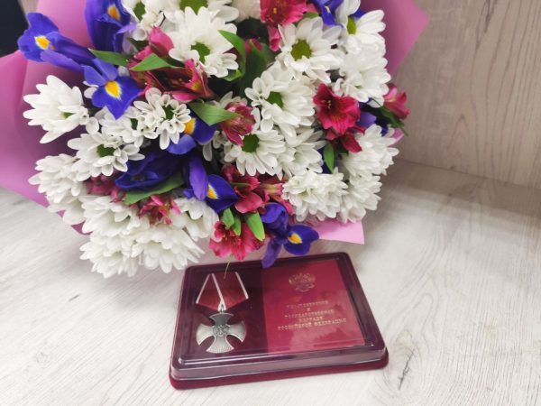 Семье участника СВО Алексея Василькова вручили Орден Мужества