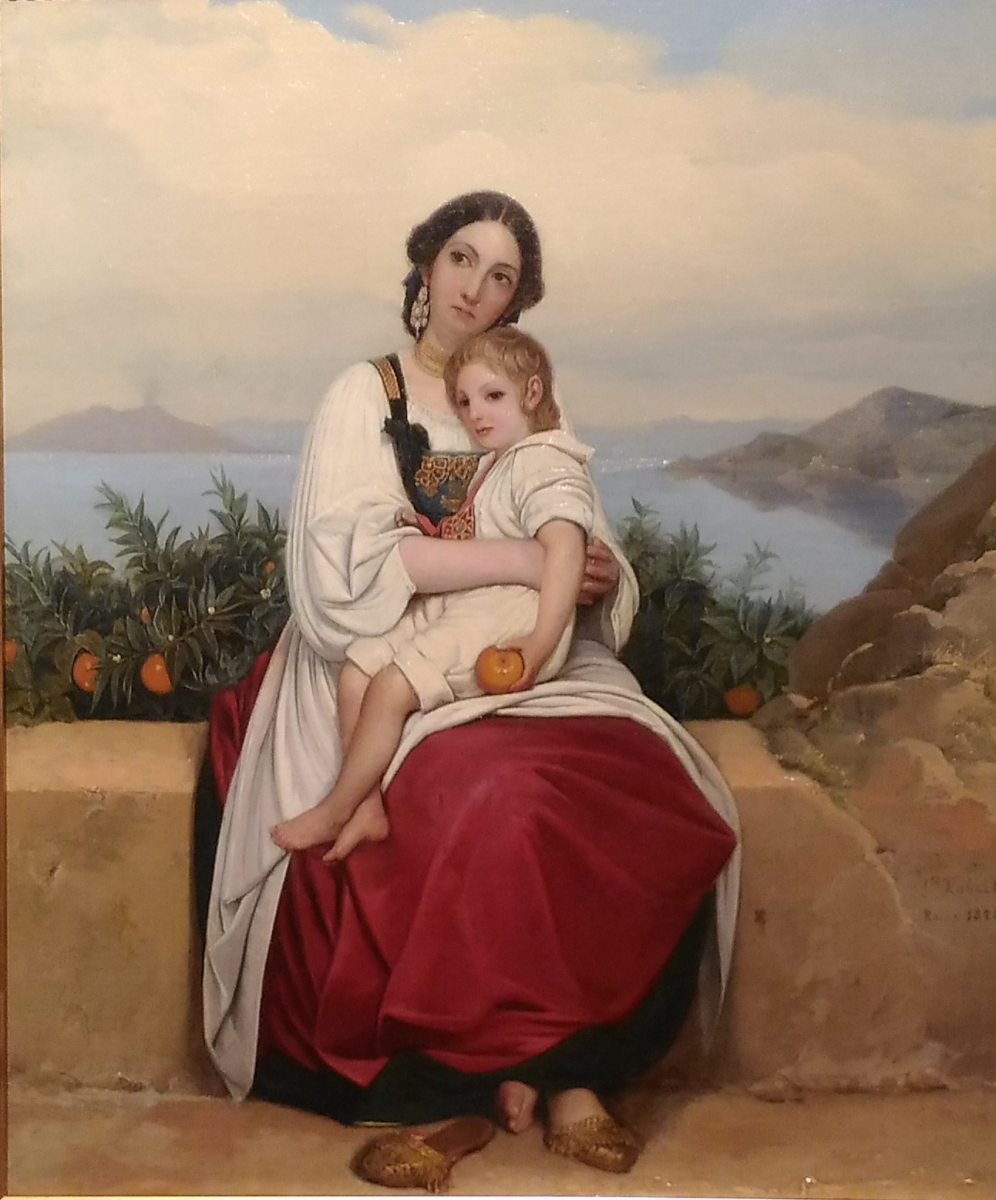 Фото: "Неаполитанка с ребенком", Луи-Леопольд Робер / НГХМ