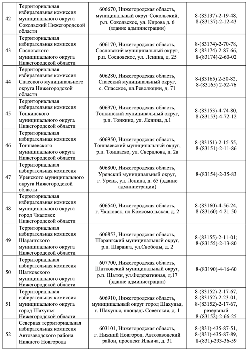 Фото: Избирательная комиссия Нижегородской области