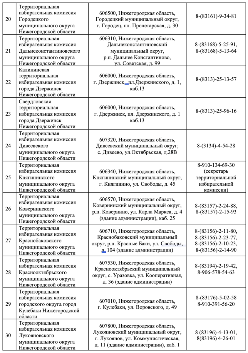 Фото: Избирательная комиссия Нижегородской области