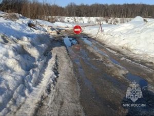 Ледовая переправа через Суру прекратила работать в Нижегородской области