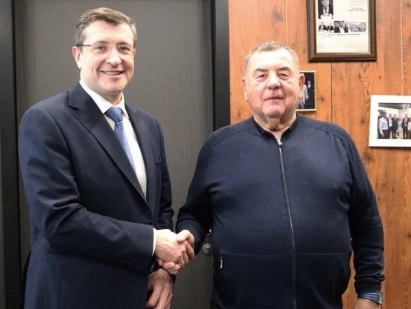 Никитин встретился с президентом Международной федерации самбо Шестаковым