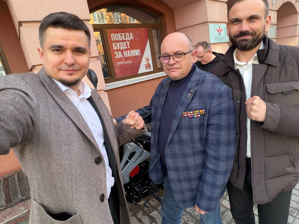 12‑й по счету мотоцикл отправили нижегородские волонтеры землякам на&nbsp;СВО