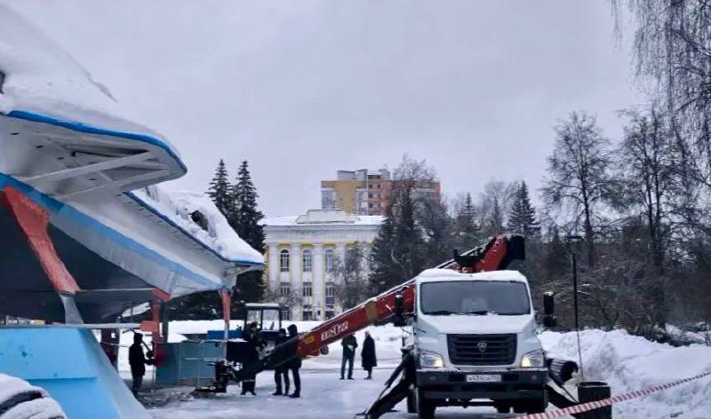 Конструкция «Метеора» пострадала под тяжестью снега