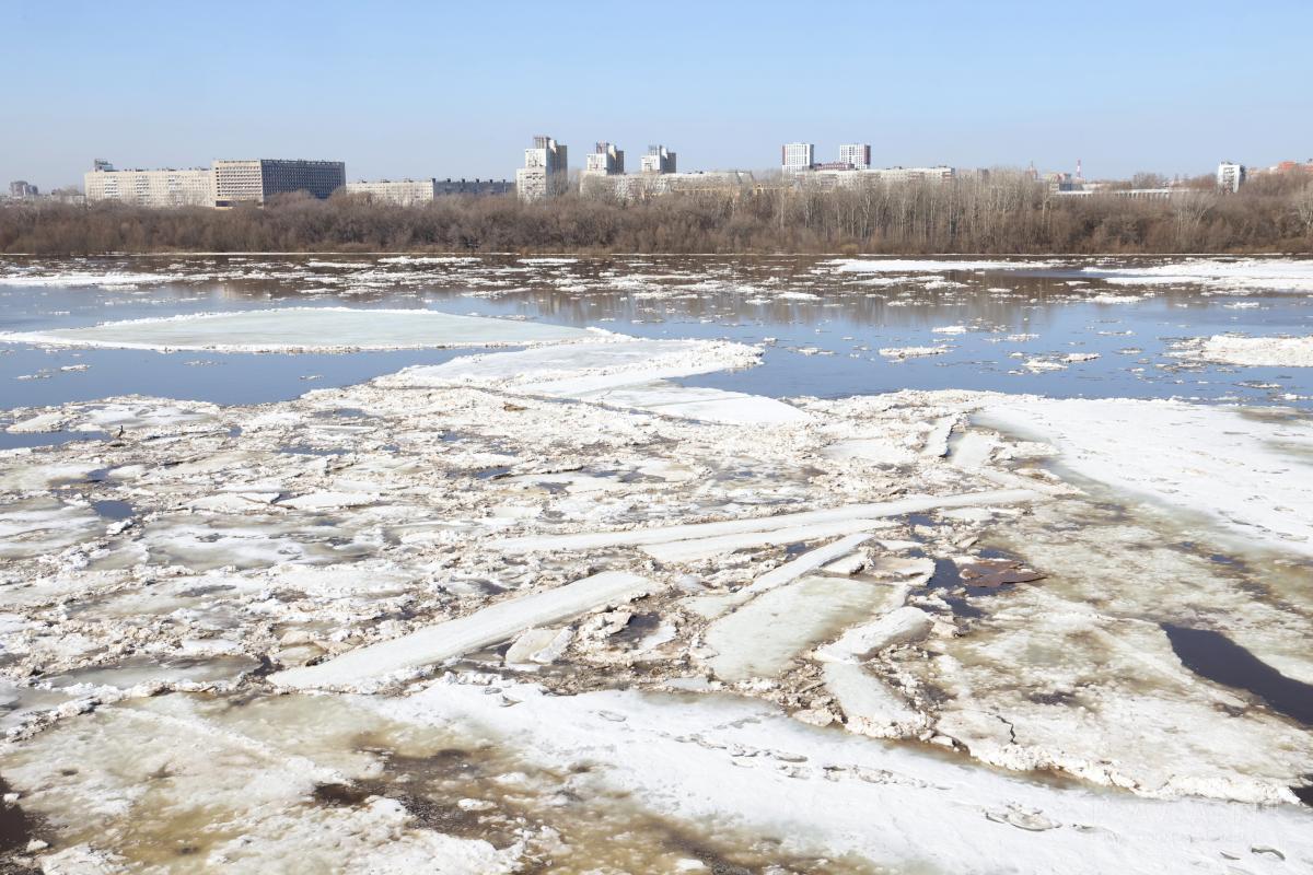Ледоход на Волге