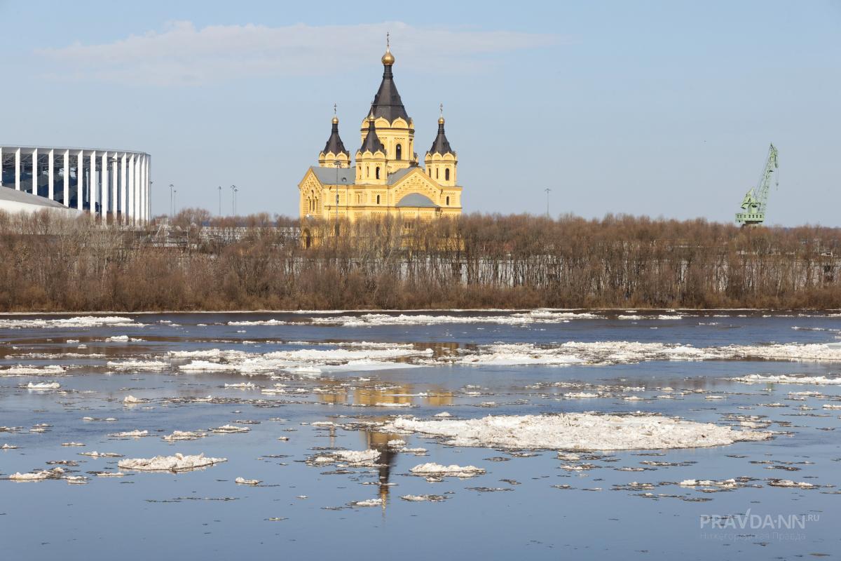 Ледоход на Волге
