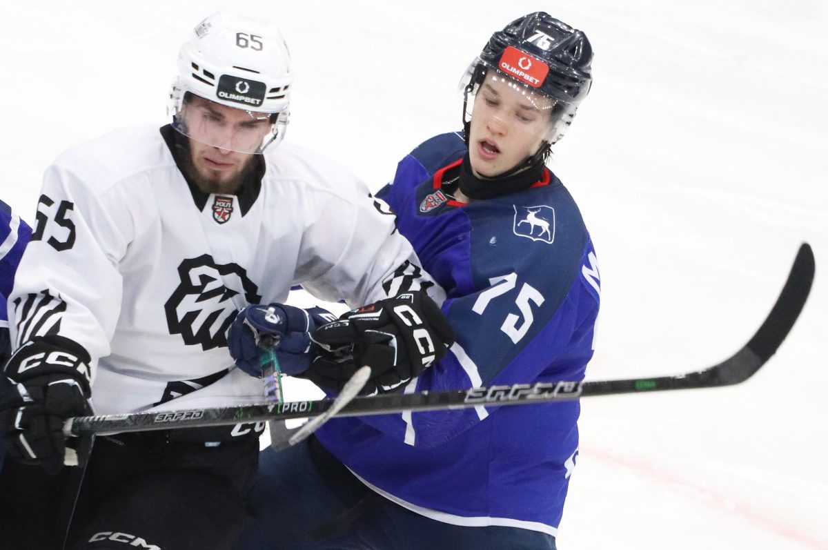 В повторном матче чемпионата МХЛ «Чайка» разгромила «Белых Медведей»