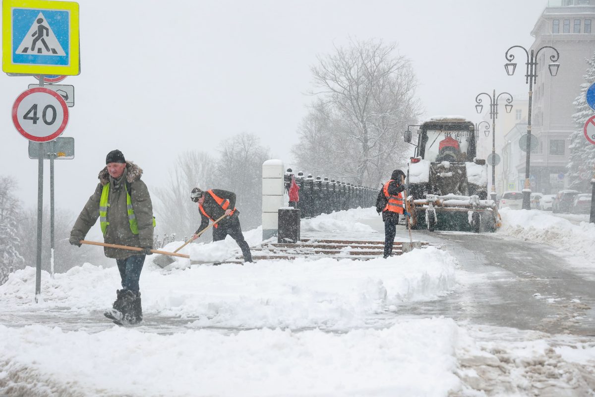 Сугробы в Нижнем Новгороде выросли на 27 см в апреле