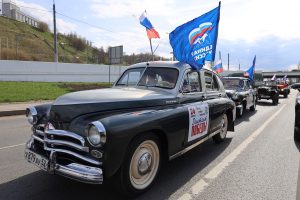 В Нижнем Новгороде прошёл автопробег в преддверии «Диктанта Победы»