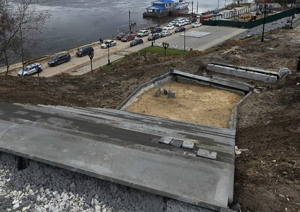 Фонтан с ладьей и подсветкой появится на набережной в Павлове