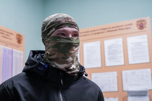 Группа новобранцев направилась из Нижнего Новгорода на службу в войска БПЛА