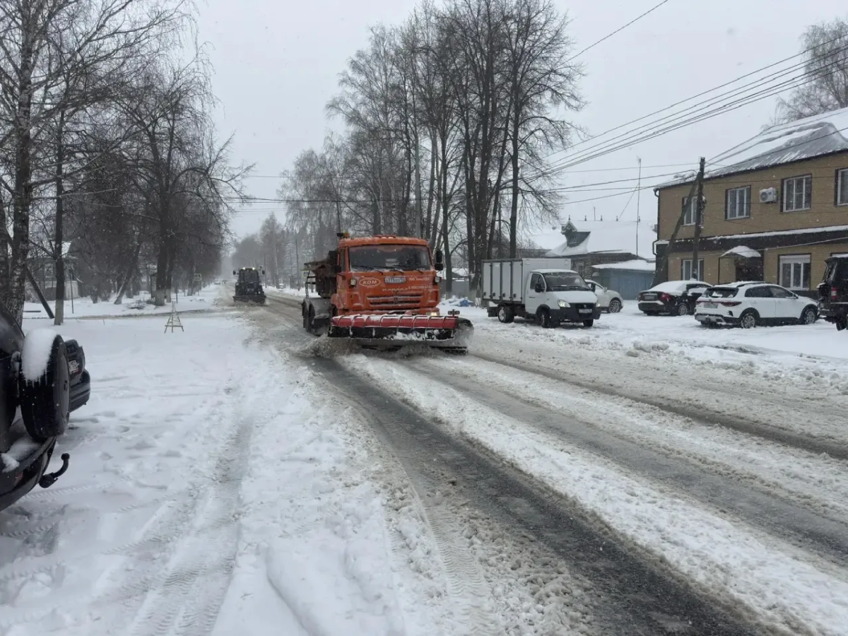В Нижегородской области усилен режим дорожных служб из-за снегопада
