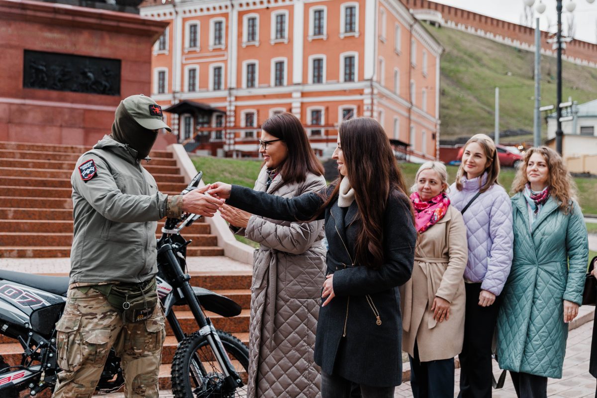 Нижегородские общественники передали мотоцикл в зону&nbsp;СВО