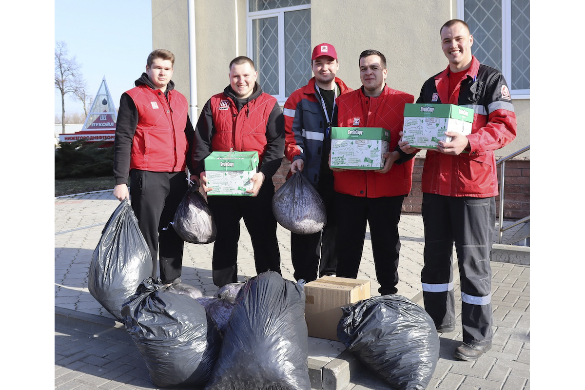 В ООО «ЛУКОЙЛ-Нижегороднефтеоргсинтез» состоялся очередной сбор макулатуры