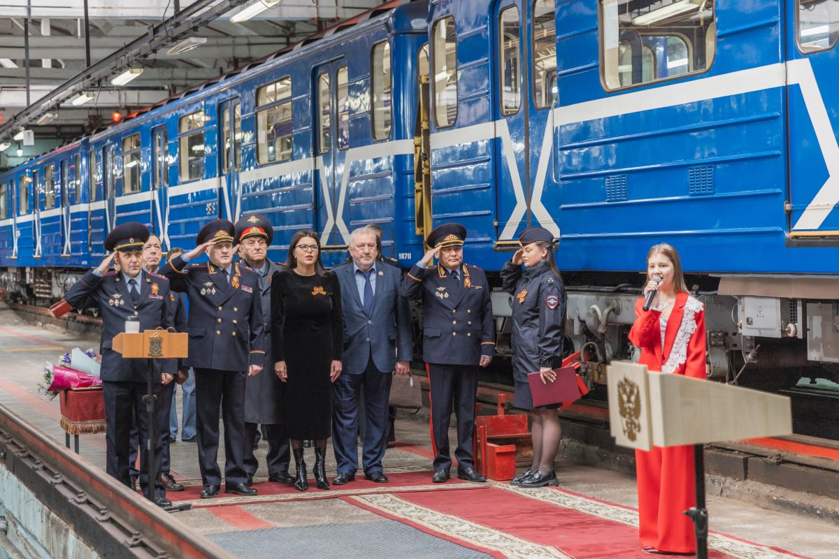 В нижегородском метро запустили «Вагон Победы» в честь погибших офицеров РУБОП
