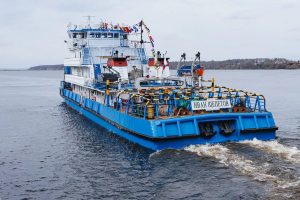 Волжское пароходство открыло грузовую навигацию на Верхней Волге