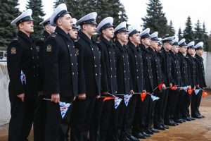 Курсанты Нижегородского речного училища им. Кулибина