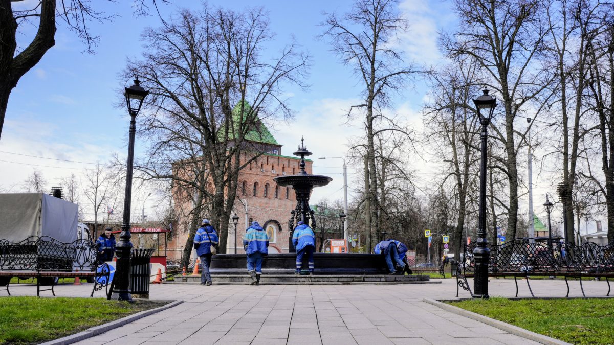Все 25 городских фонтанов готовятся к летнему сезону в Нижнем Новгороде