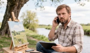 Мобильный интернет ускорился на родной земле двух нижегородских художников