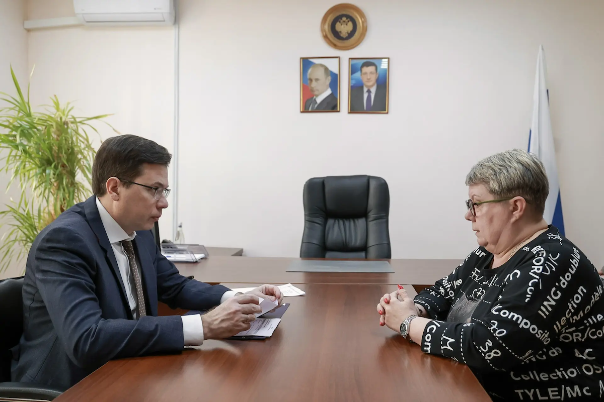 Юрий Шалабаев на личном приеме встретился с мамой нижегородца-участника СВО