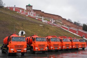6 новых водооткачивающих машин приступили к работе в Нижнем Новгороде