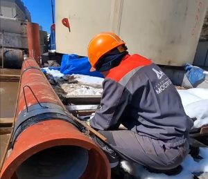 Тоннелепроходческий щит готовят к старту на станции метро «Горьковская»