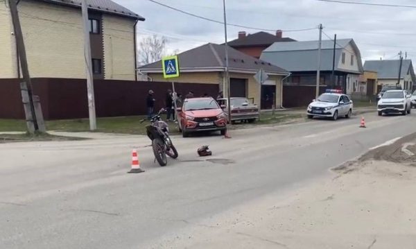 Двое подростков на мотоцикле пострадали в ДТП в&nbsp;Выксе